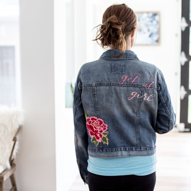 Jacket Back Embroidery