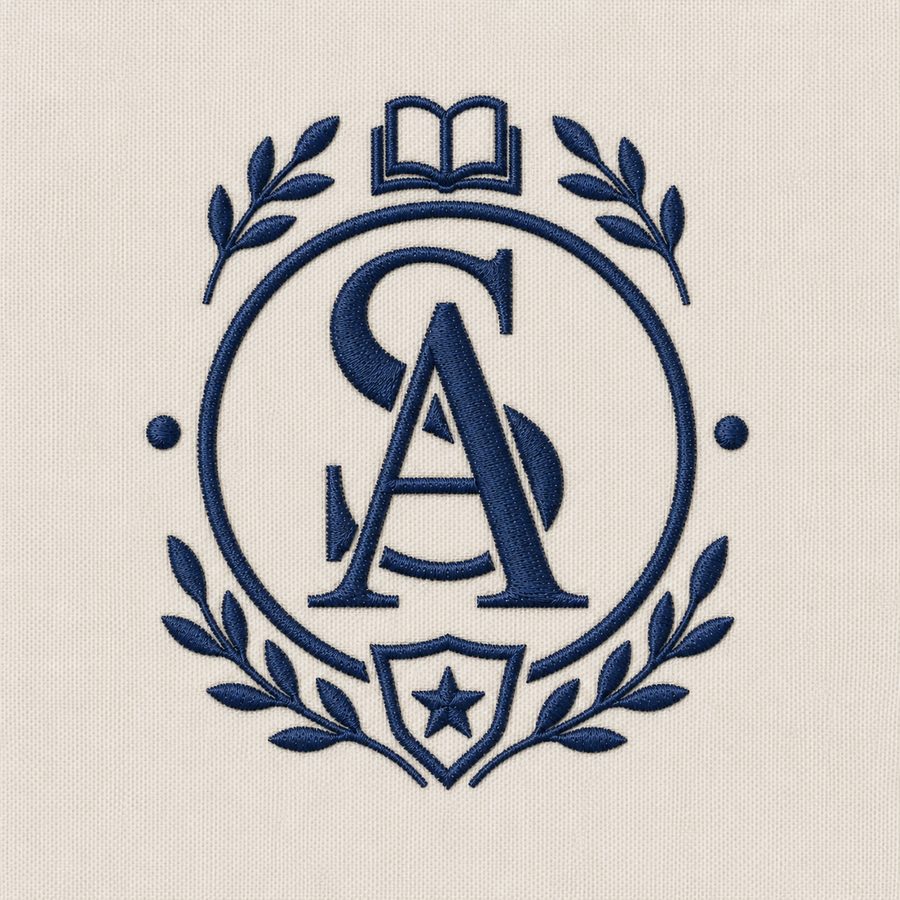 Monogram Digitizing example stitch file