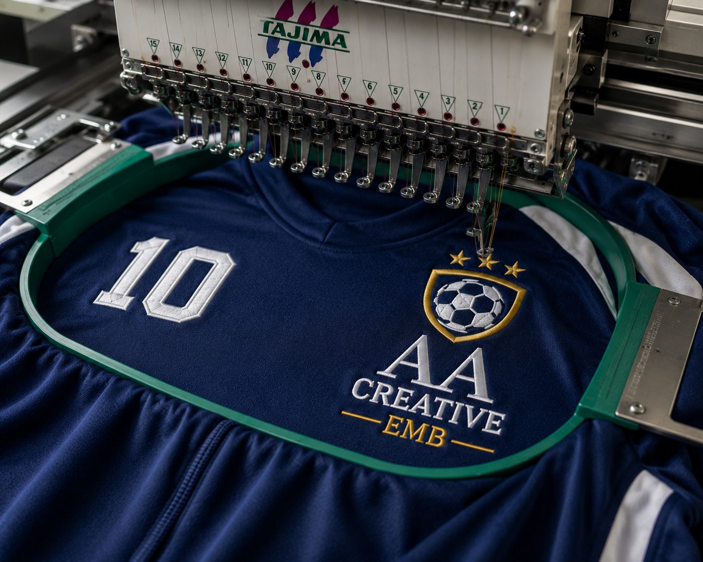 Sports uniform embroidery digitizing