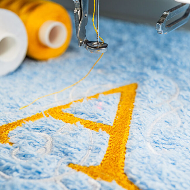 Towel Digitizing Embroidery